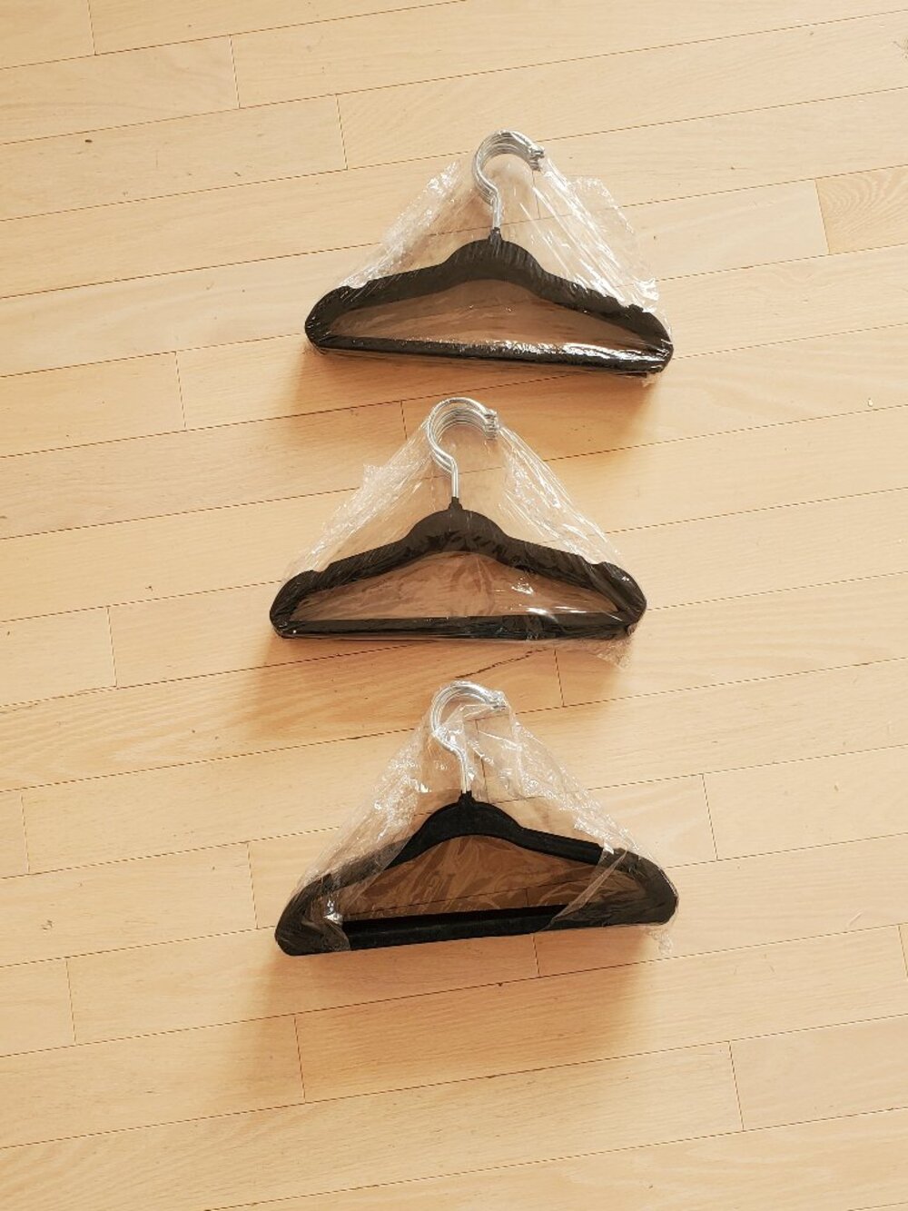 Velvet kids clothing hangers